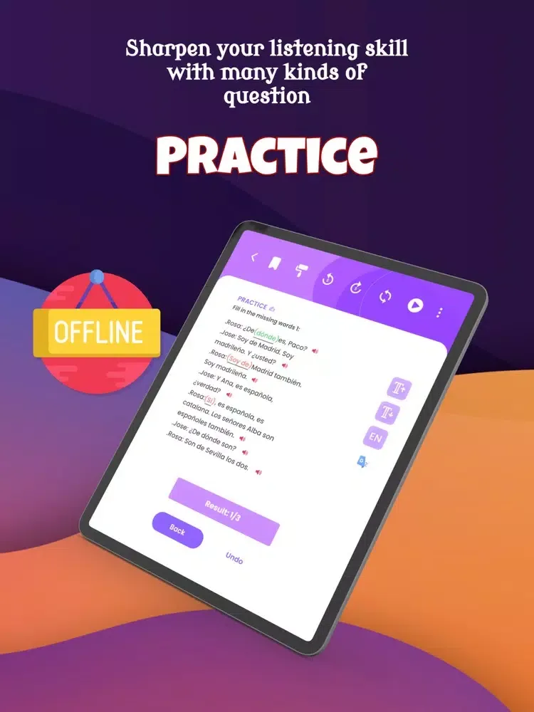 تصاویر FunEasyLearn Learn Spanish iPad 