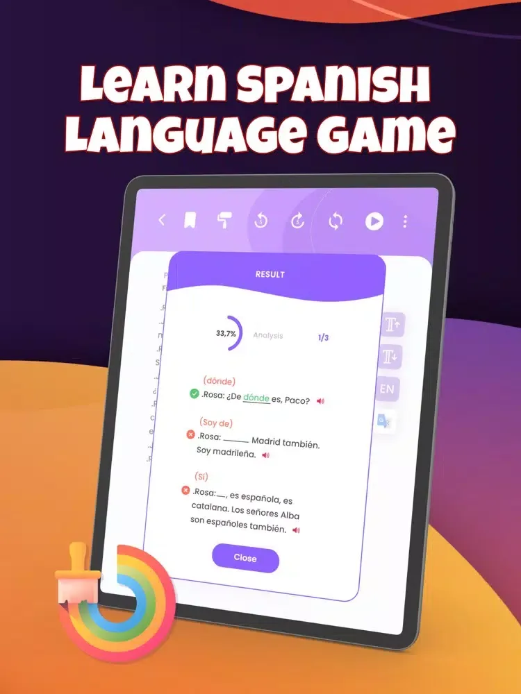 تصاویر FunEasyLearn Learn Spanish iPad 