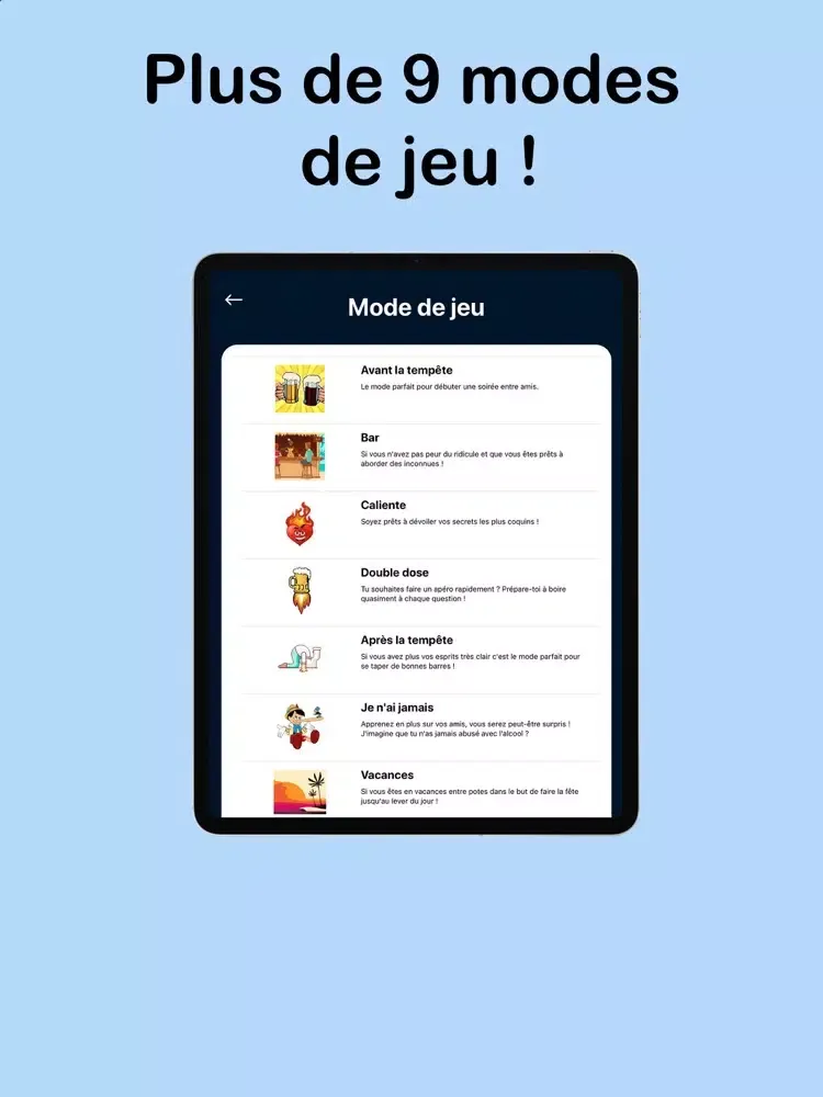Capturas de tela do Vullyvre - Jeu pour les apéros iPad 