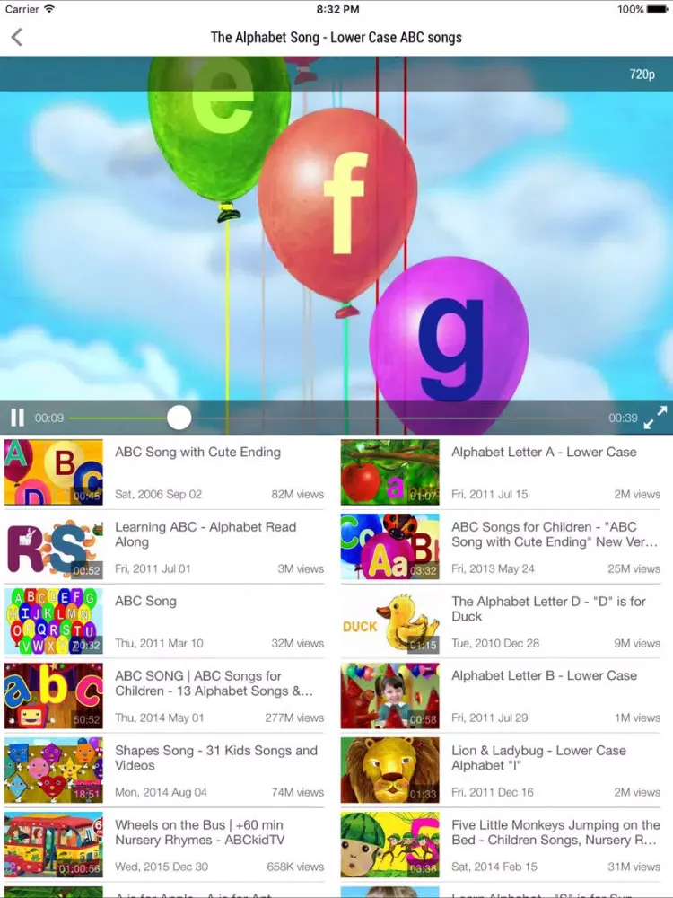 English For Children - Video iPad 應用截圖