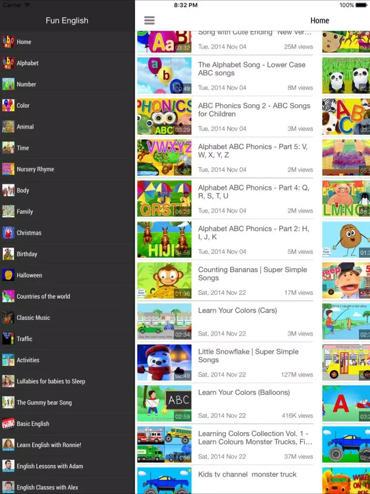 English For Children - Video iPad 應用截圖