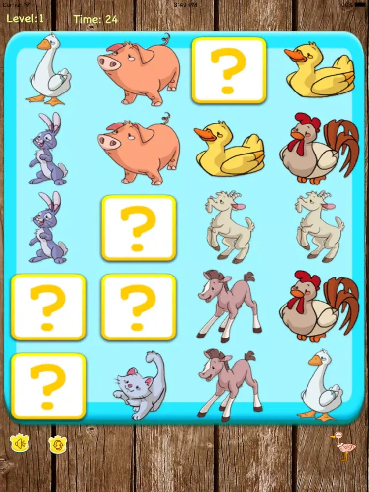 ภาพหน้าจอของ Kids Memory Matching Game iPad 