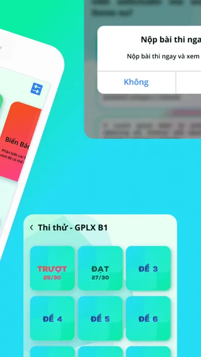 Tangkapan layar Ôn thi GPLX - Đề mới 2024