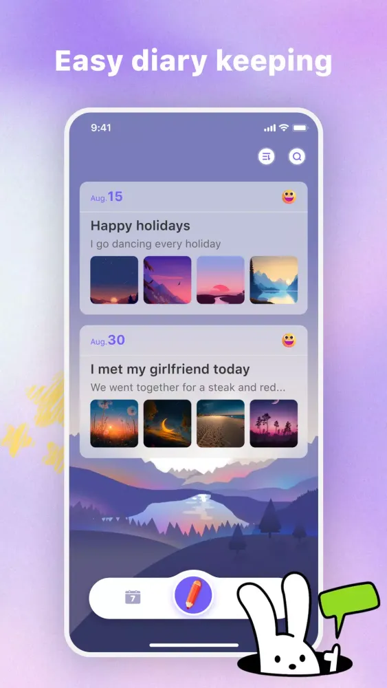 Screenshot di Mood Diary - Diary Record