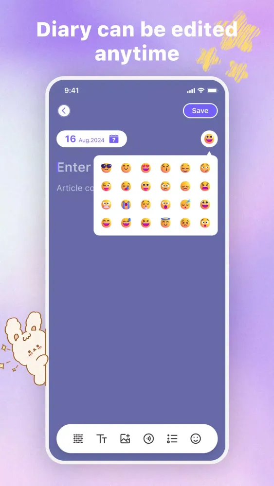 Screenshot di Mood Diary - Diary Record