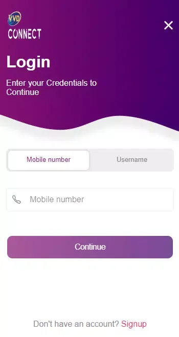 Ảnh chụp màn hình của VVD Connect