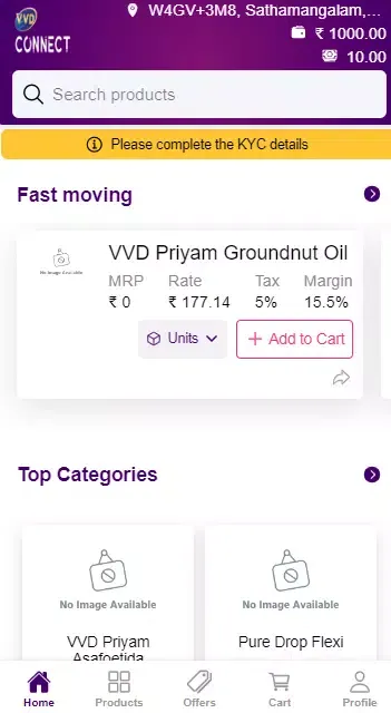Ảnh chụp màn hình của VVD Connect