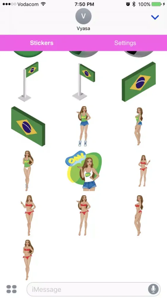 Brazil Emoji Stickers Ekran Görüntüleri