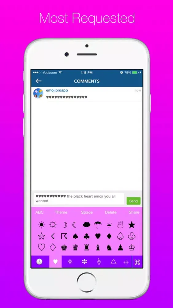 Cool Symbols Keyboard Screenshots