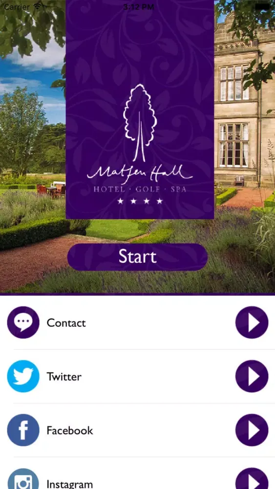 Capturas de tela do Matfen Hall Hotel, Golf and Spa