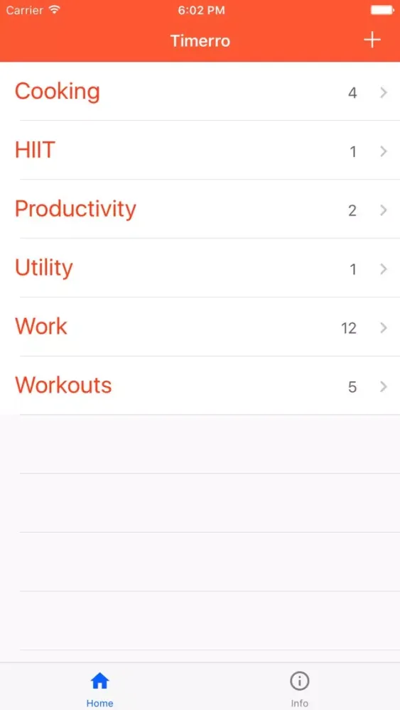Timerro - Interval Timer for Apple Watch & iPhone स्क्रीनशॉट