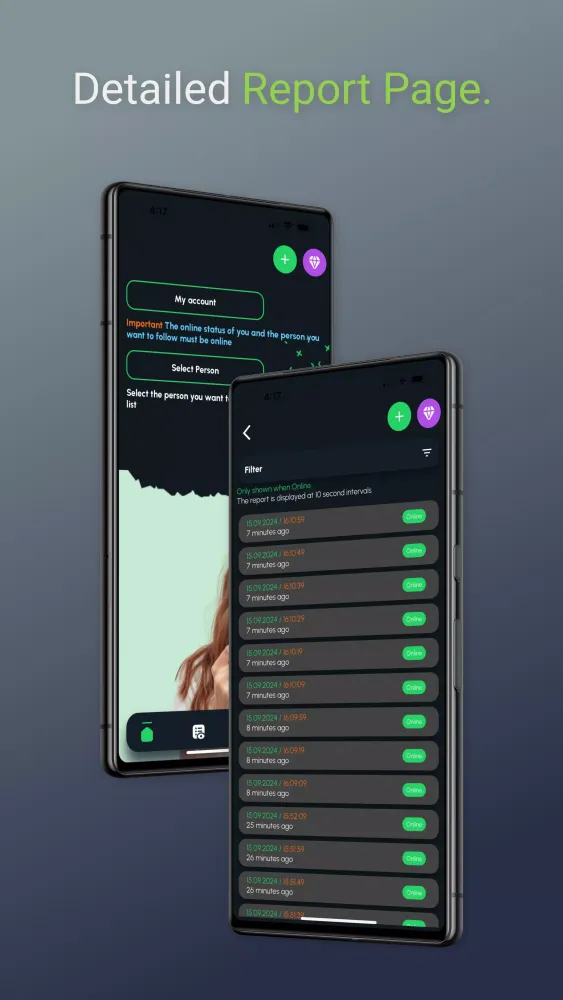 Waon Online Tracker Last Seen应用截图