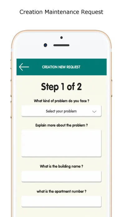 Zrzuty ekranu Creation Maintenance Request