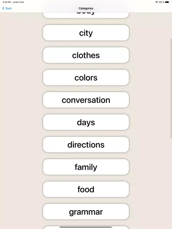 Marhaba - Learn Syrian Arabic iPad 應用截圖