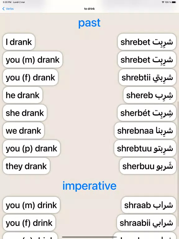 Marhaba - Learn Syrian Arabic iPad  スクリーンショット