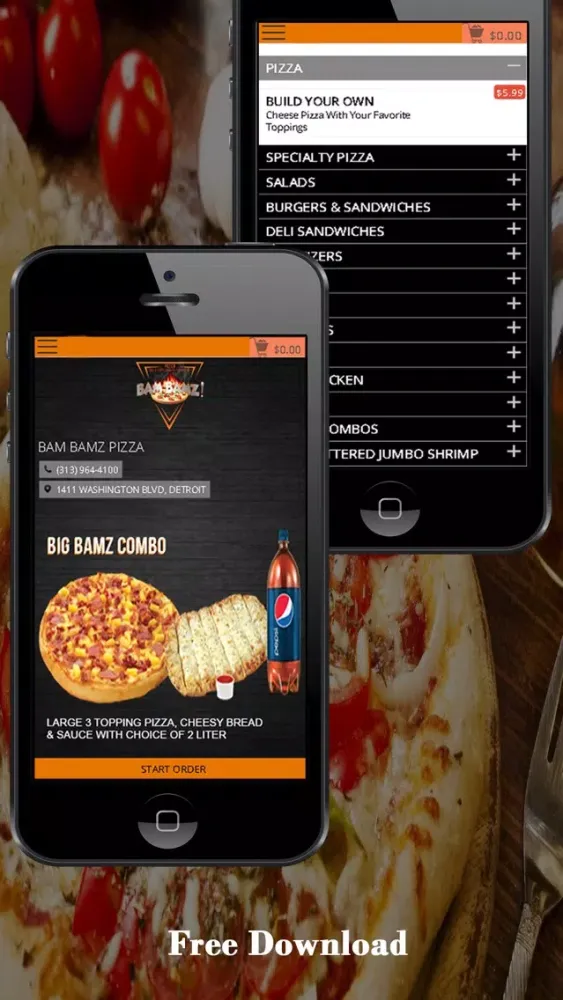 Скриншоты Bam Bamz Pizza
