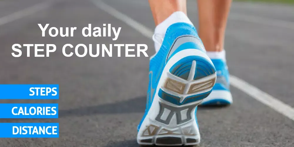 Capturas de tela do Pedometer
