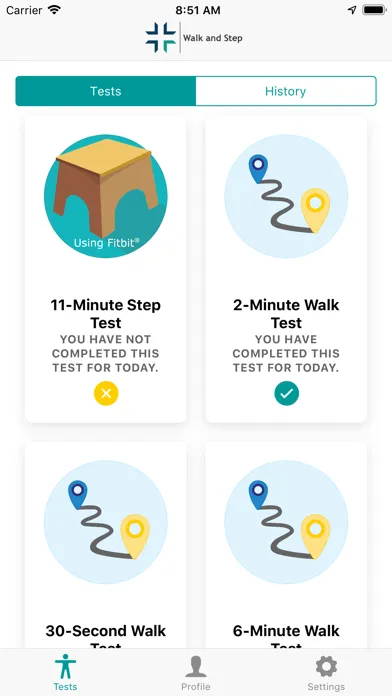 Walk and Step Test স্ক্রিনশট