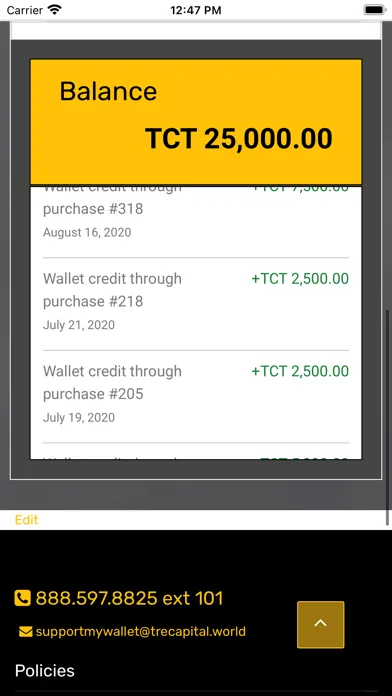 Tre Capital Wallet應用截圖