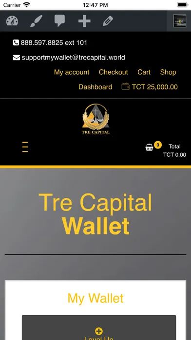 Tre Capital Wallet應用截圖