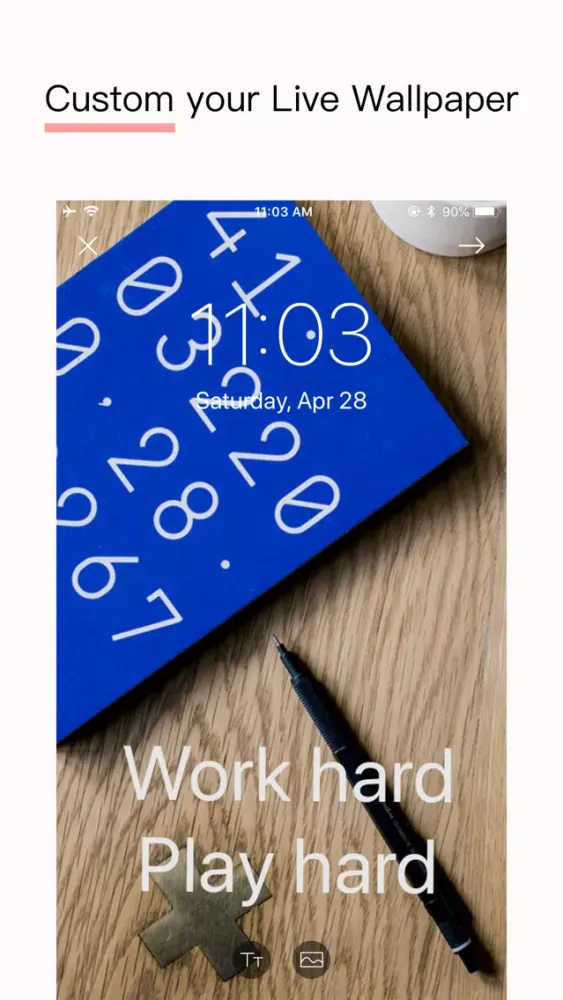 Capturas de tela do Live wallpaper maker