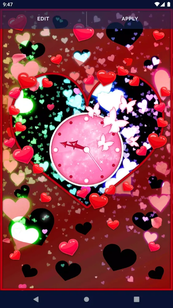 Capturas de tela do Love Hearts 4K Live Wallpaper