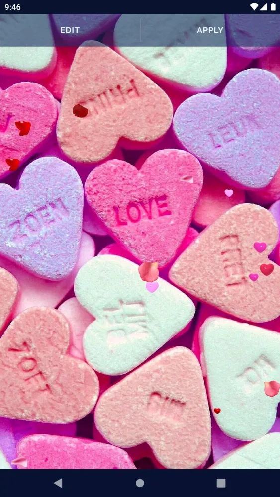 Capturas de tela do Love Hearts 4K Live Wallpaper