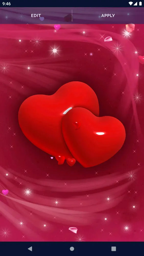Capturas de tela do Love Hearts 4K Live Wallpaper