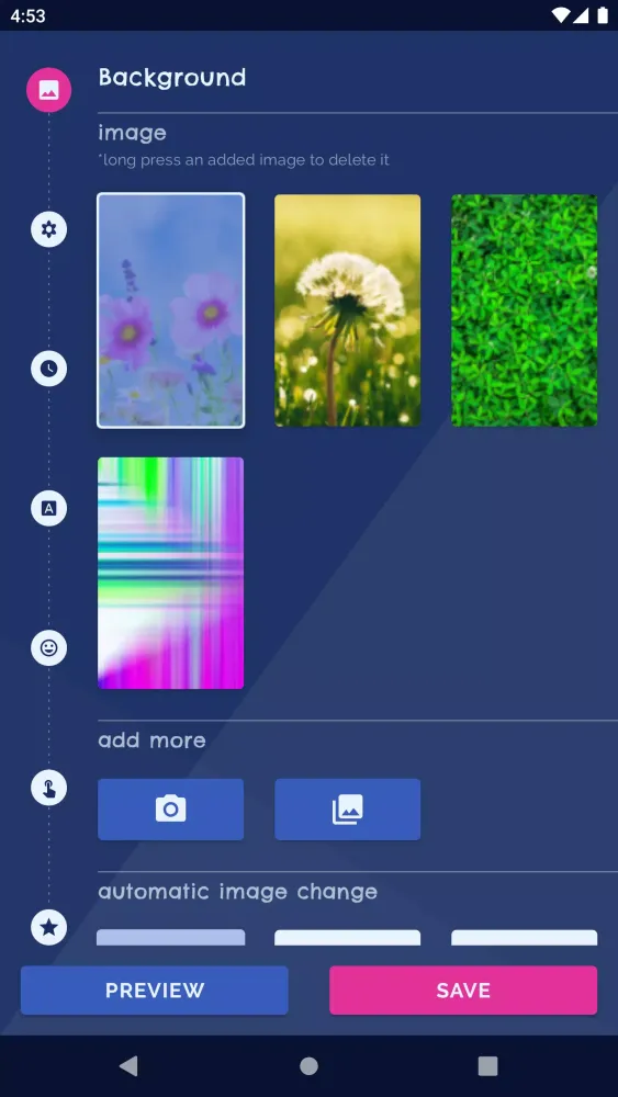 Tangkapan layar Live Wallpaper for Samsung