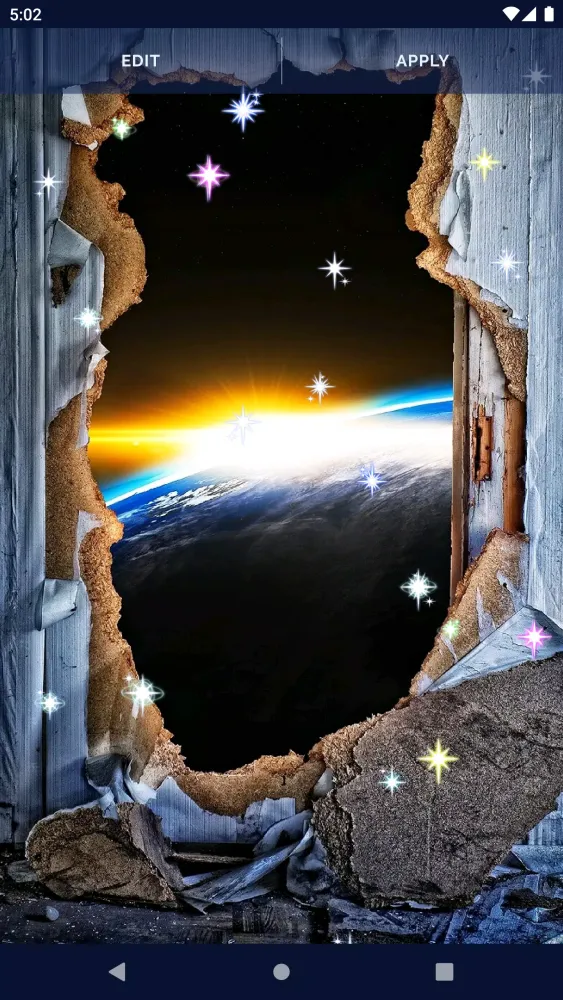Galaxy Universe Live Wallpaper Screenshots