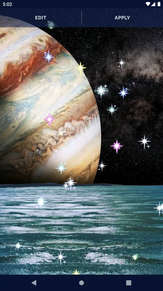 Galaxy Universe Live Wallpaper Screenshots