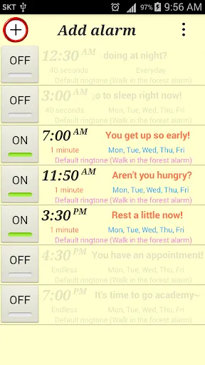 Скриншоты Speaking Alarm Clock