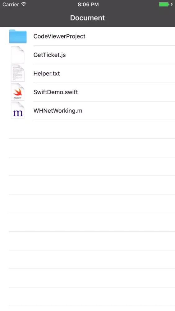 Code Viewer - lightness code reader 스크린샷