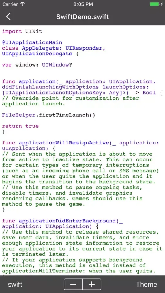 Code Viewer - lightness code reader 스크린샷