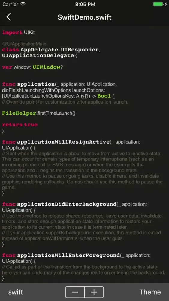 Code Viewer - lightness code reader 스크린샷