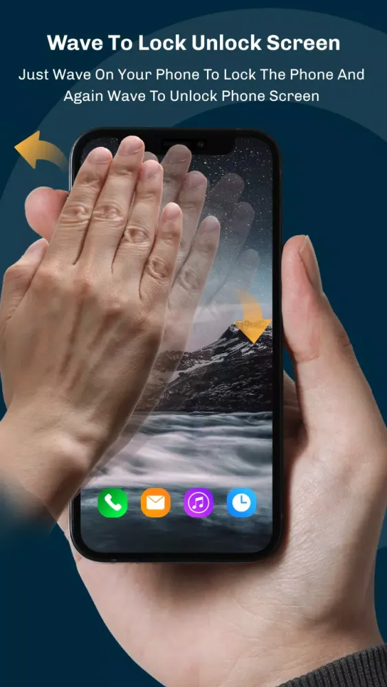 Screenshot di Shake To Lock Unlock Screen