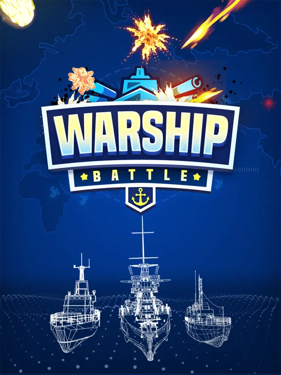 Capturas de pantalla de Warship Battle: Battle at sea iPad 