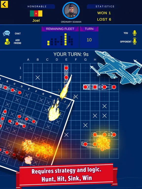 Capturas de pantalla de Warship Battle: Battle at sea iPad 