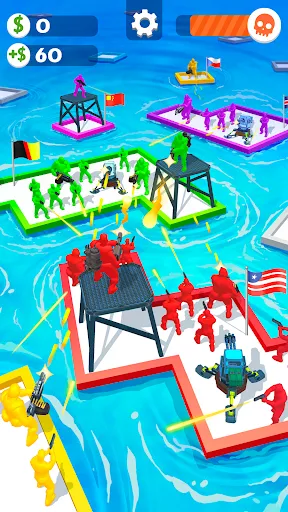 War of Rafts: Crazy Sea Battle スクリーンショット
