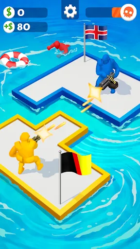 War of Rafts: Crazy Sea Battle スクリーンショット