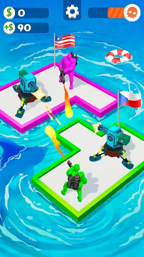 War of Rafts: Crazy Sea Battle スクリーンショット