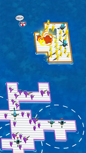 War of Rafts: Crazy Sea Battle スクリーンショット