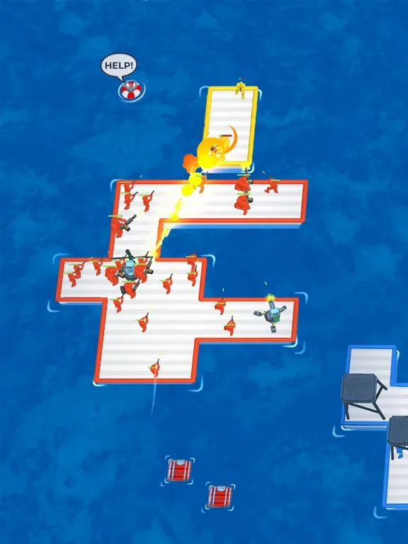War of Rafts: Sea Battle Game iPad  スクリーンショット