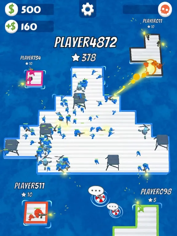 War of Rafts: Sea Battle Game iPad  スクリーンショット