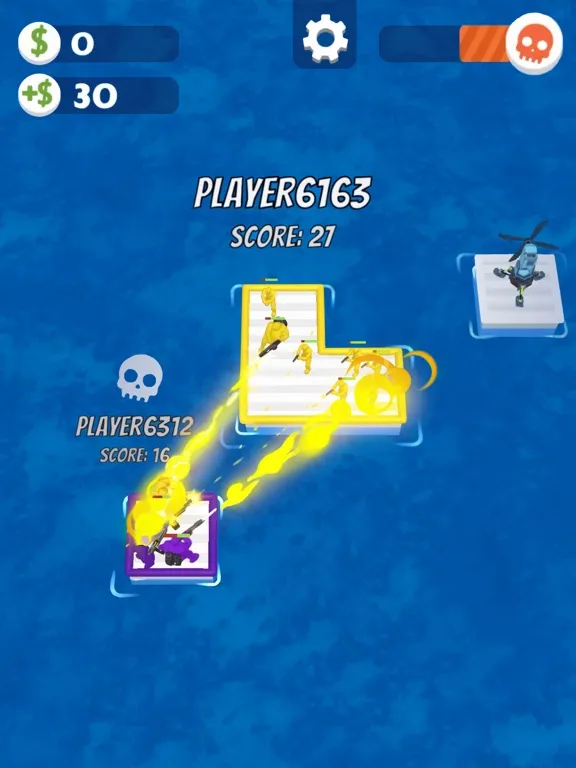 War of Rafts: Sea Battle Game iPad  スクリーンショット