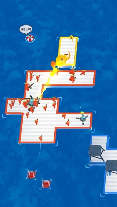 War of Rafts: Sea Battle Game スクリーンショット