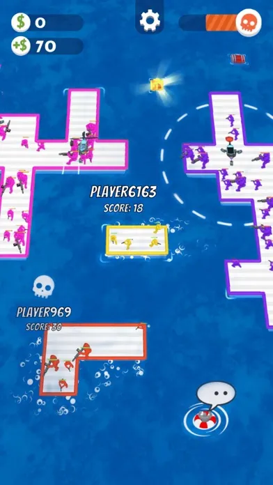 War of Rafts: Sea Battle Game スクリーンショット