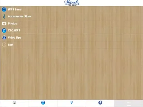 Ward's Pro Shop iPad 應用截圖