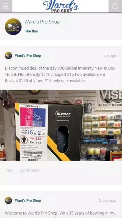 Ward's Pro Shop應用截圖