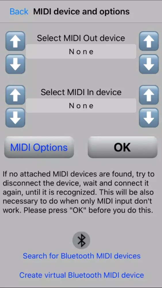 MIDI file player Ekran Görüntüleri